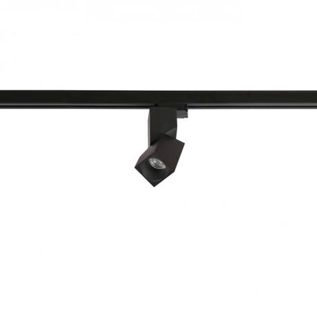 Spoturi, Proiectoare pe sina - Spot LED directionabil pe sina SANTOS SQUARE TRACK negru