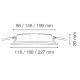 Spoturi tavan fals - Spot incastrabil LED GROOVE FI1 10W 3000K ROUND