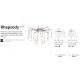 Candelabre, Lustre - Lustra moderna cu 12 brate design decorativ Rhapsody SP12
