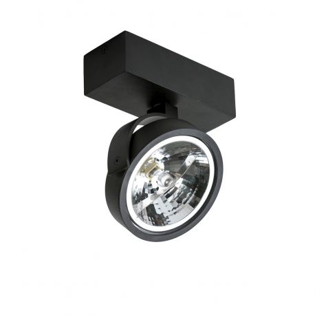 Plafoniere cu spoturi, Spoturi aplicate - Spot aplicat directionabil JERRY 1 12V negru