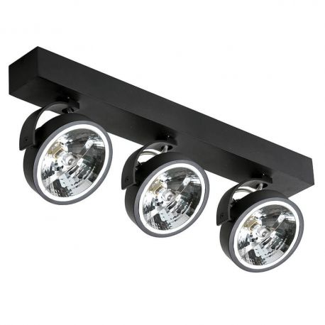Plafoniere cu spoturi, Spoturi aplicate - Spot aplicat directionabil JERRY 3 12V negru