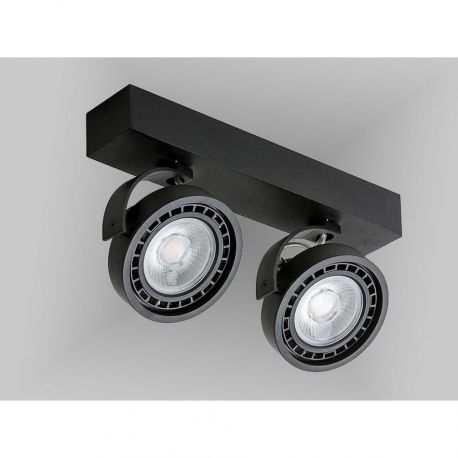 Plafoniere cu spoturi, Spoturi aplicate - Spot aplicat directionabil JERRY 2 negru