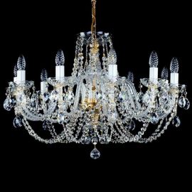 Lustre Cristal Bohemia - Candelabru Cristal Bohemia Exclusive 10 brate ANDULA