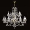 Candelabru XXL Cristal Bohemia Exclusive 18 brate, ANDREA XVIII