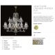Lustre Cristal Bohemia - Candelabru XXL Cristal Bohemia Exclusive 18 brate, ANDREA XVIII