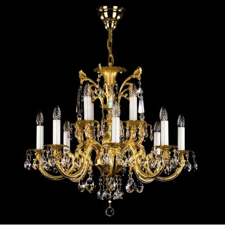 Lustre Cristal Bohemia - Candelabru Cristal Bohemia Exclusive 12 brate ARABELA