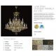 Lustre Cristal Bohemia - Candelabru XXL Cristal Bohemia Exclusive ARABELA dia.120cm