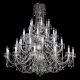 Lustre Cristal Bohemia - Candelabru XXL Cristal Bohemia Exclusive 42 brate AURELIE 42