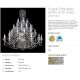 Lustre Cristal Bohemia - Candelabru XXL Cristal Bohemia Exclusive 42 brate AURELIE 42