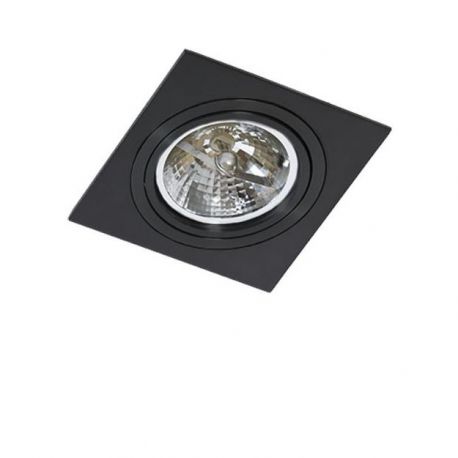 Spoturi tavan fals - Spot incastrabil directionabil de tavan/plafon SIRO 1 BK