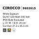 Spoturi tavan fals - Spot incastrabil ideal pentru iluminat scara sau hol CIROCCO, 21x25cm