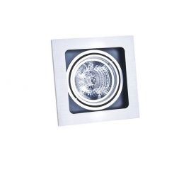 Spoturi tavan fals - Spot incastrabil directionabil de tavan/plafon SISTO 1 WH/BK