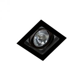 Spoturi tavan fals - Spot incastrabil directionabil de tavan/plafon SISTO 1 BK
