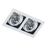 Spot incastrabil directionabil de tavan/plafon SISTO 2 WH/BK