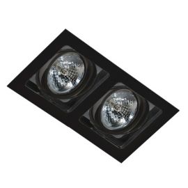 Spoturi tavan fals - Spot incastrabil directionabil de tavan/plafon SISTO 2 BK