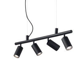 Pendule, Lustre suspendate - Lustra modera cu spoturi directionabile DYNAMITE SP4 NERO