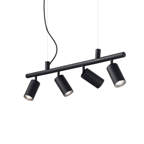 Pendule, Lustre suspendate - Lustra modera cu spoturi directionabile DYNAMITE SP4 NERO