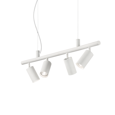 Pendule, Lustre suspendate - Lustra modera cu spoturi directionabile DYNAMITE SP4 BIANCO