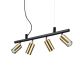 Pendule, Lustre suspendate - Lustra modera cu spoturi directionabile DYNAMITE SP4 OTTONE