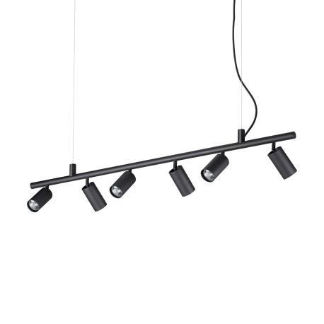 Pendule, Lustre suspendate - Lustra modera cu spoturi directionabile DYNAMITE SP6 NERO