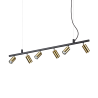 Lustra modera cu spoturi directionabile DYNAMITE SP6 OTTONE
