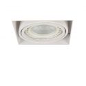 Spot incastrabil directionabil tavan/plafon NOVA GIPS 1 alb