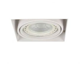 Spoturi tavan fals - Spot incastrabil directionabil tavan/plafon NOVA GIPS 1 alb
