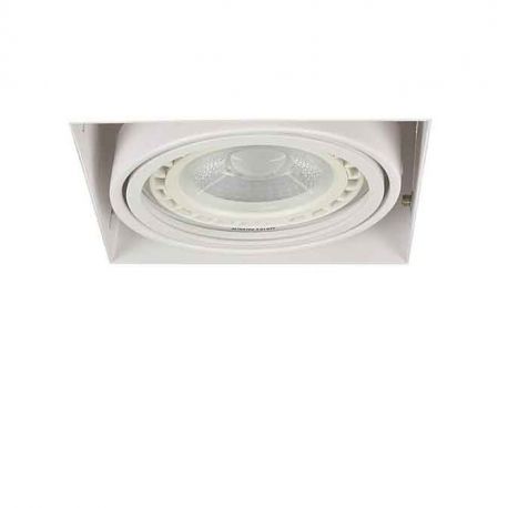Spoturi tavan fals - Spot incastrabil directionabil tavan/plafon NOVA GIPS 1 alb