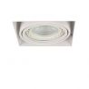 Spot incastrabil directionabil tavan/plafon NOVA GIPS 1 alb