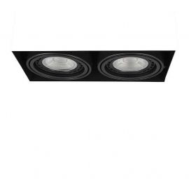 Spoturi tavan fals - Spot incastrabil directionabil tavan/plafon NOVA GIPS 2 negru