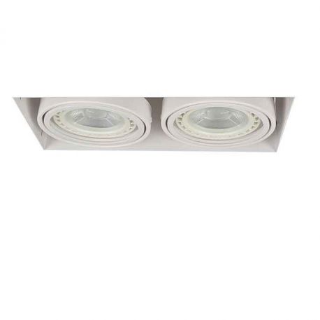 Spoturi tavan fals - Spot incastrabil directionabil tavan/plafon NOVA GIPS 2 alb