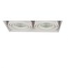 Spot incastrabil directionabil tavan/plafon NOVA GIPS 2 alb