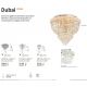 Lustre aplicate - Lustra aplicata design clasic DUBAI PL24 CROMO