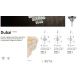 Candelabre, Lustre - Candelabru design clasic DUBAI SP24 OTTONE