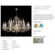 Lustre Cristal Bohemia - Candelabru 18 brate Cristal Bohemia Exclusive CAMERON XVIII.