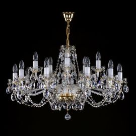 Lustre Cristal Bohemia - Candelabru 15 brate Cristal Bohemia Exclusive CAMERON XV.