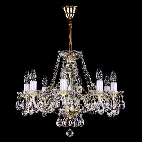 Lustre Cristal Bohemia - Candelabru 8 brate Cristal Bohemia Exclusive CASSIDY VIII.