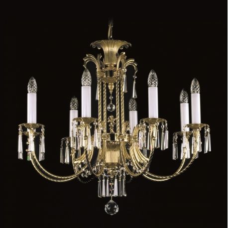 Lustre Cristal Bohemia - Candelabru 8 brate Cristal Bohemia Exclusive CELESTINA