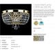 Aplice Cristal Bohemia - Aplica de perete Cristal Bohemia Exclusive CIARA dia 350 WL
