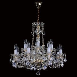 Lustre Cristal Bohemia - Candelabru 12 brate Cristal Bohemia Exclusive COURTNEY XII. VA-PE