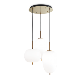 Pendule, Lustre suspendate - Lustra cu 3 pendule LED design modern UMILE SP3