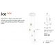 Pendule, Lustre suspendate - Lustra cu 5 pendule design modern ICE SP5 NERO