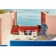 Scaune - Set de 4 Scaune moderne cu brate de exterior / interior design premium DELTA