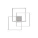 Lustra LED aplicata design geometric FRAME-2 PL