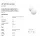Aplice, corpuri de iluminat pentru pereti - Aplica perete LED design modern JOY White