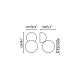 Aplice, corpuri de iluminat pentru pereti - Aplica perete LED design modern JOY White