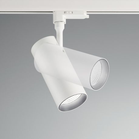 Spoturi, Proiectoare pe sina - Spot LED pe sina directionabil SMILE mini 15W 4000K CRI80 24° alb