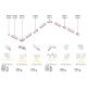 Spoturi, Proiectoare pe sina - Spot LED pe sina directionabil SMILE mini 15W 3000K CRI80 50° alb