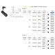 Spoturi, Proiectoare pe sina - Spot LED pe sina directionabil SMILE mini 15W 3000K CRI90 24° negru