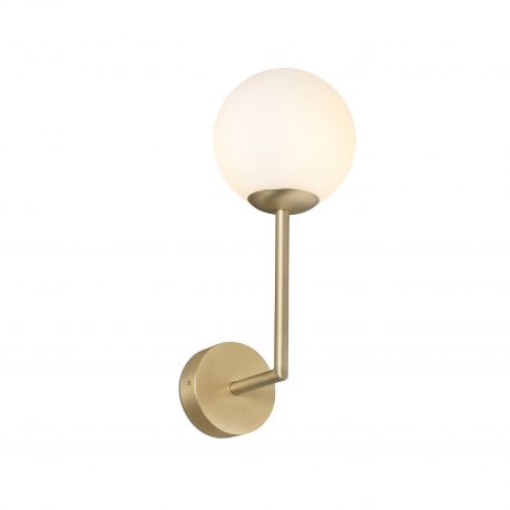 Iluminat pentru baie - Aplica de perete baie cu protectie IP44 GALA Satin gold
